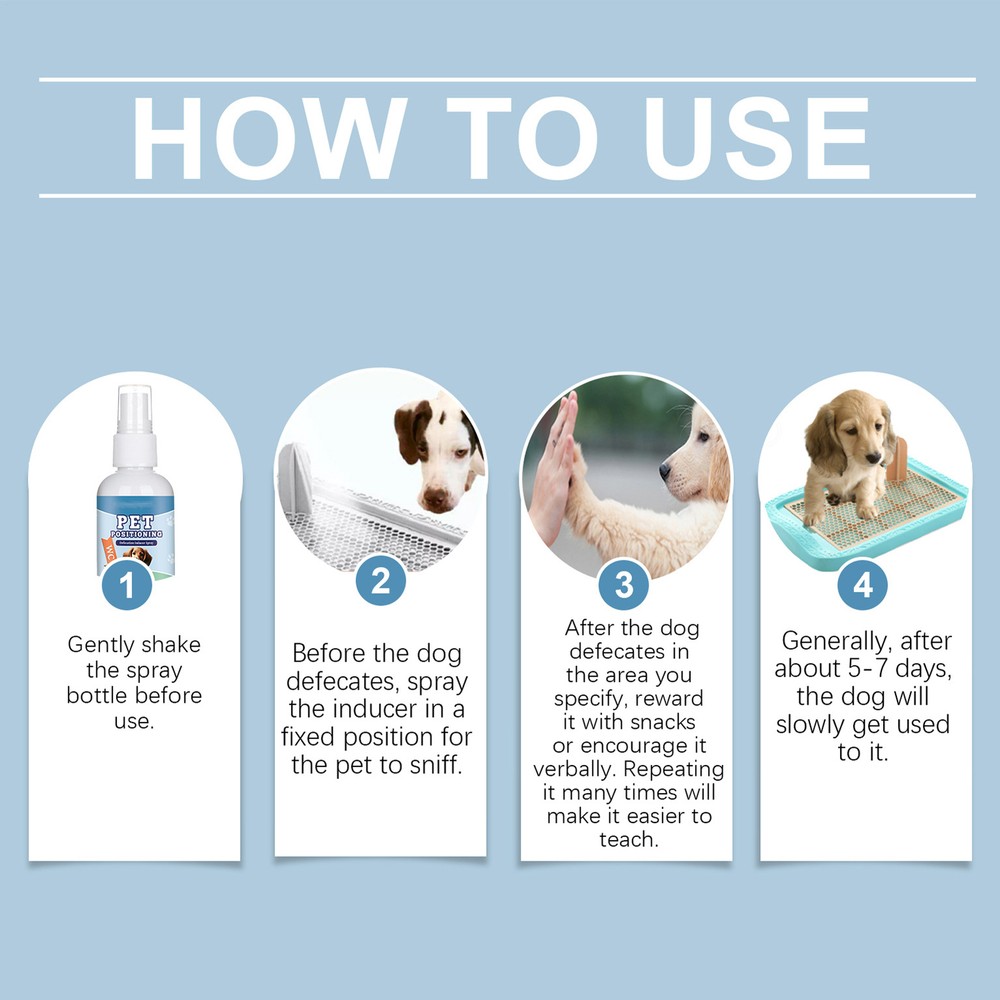 Pee Spray for Dogs Training Attractive Scent Puppy Training Spray beautiful