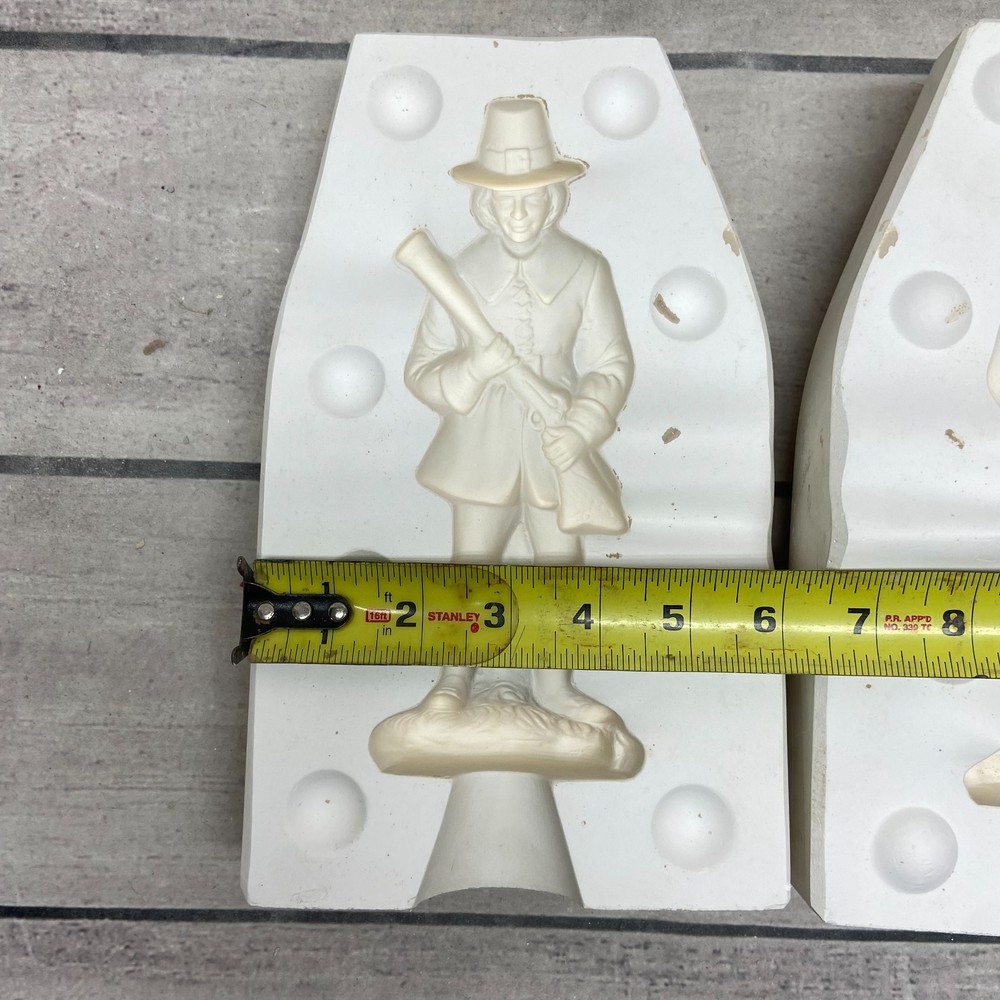 Vintage Conklins Ceramic Casting Mold Pilgrim Man #217
