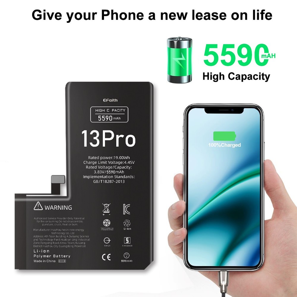 5590mAh OEM Internal Replacement Battery For iPhone 13 Pro Premium Quality Tools