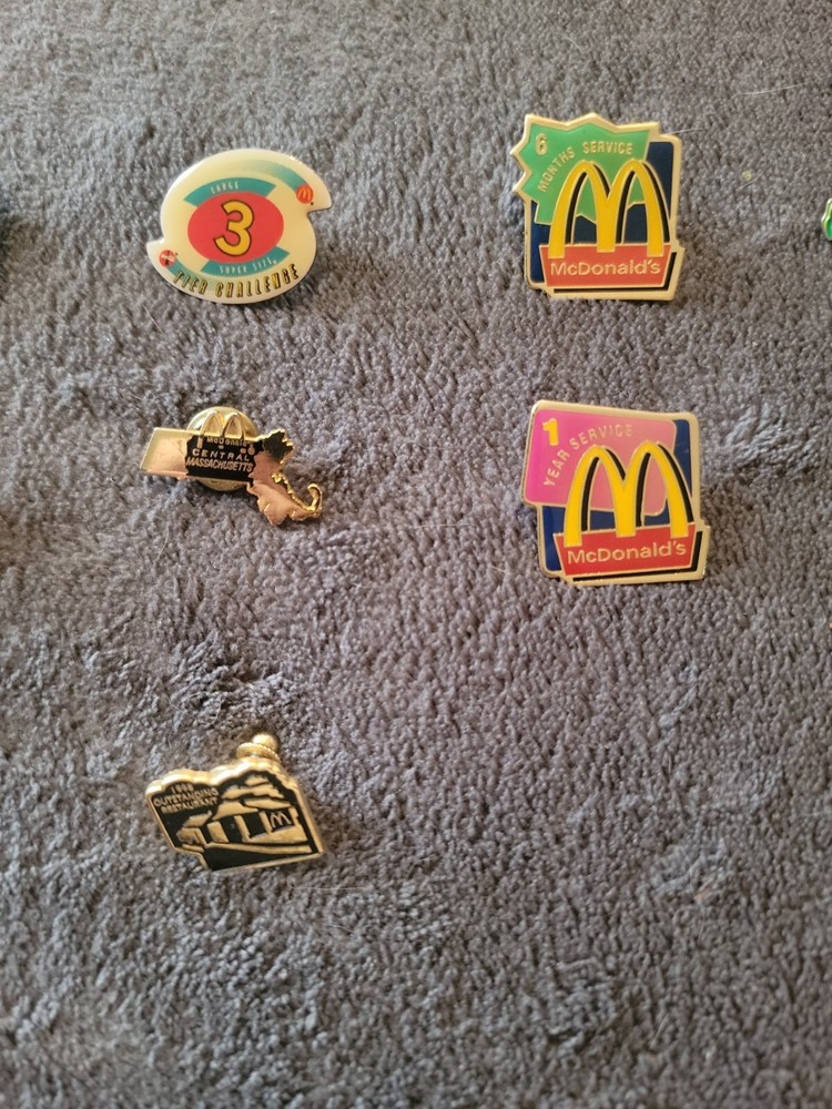 Assorted Vintage McDonald’s Hat Pins