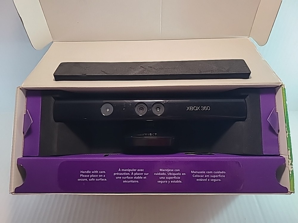 Microsoft 1414 Xbox 360 Kinect Sensor Bar Only - Black - Tested Working