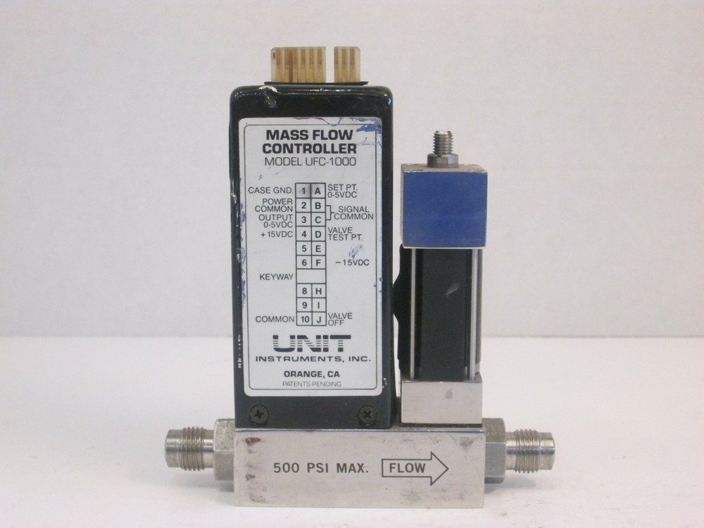 Unit UFC-1000, MFC, Mass Flow Controller, CCL4, 25 SCCM, Used