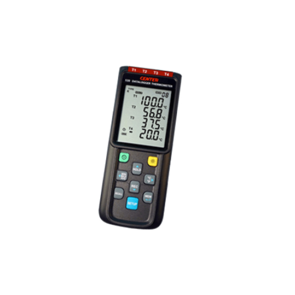 Thermometer (K,J,E,T-Type, 4 Inputs, Datalogger) - IC-CENTER520