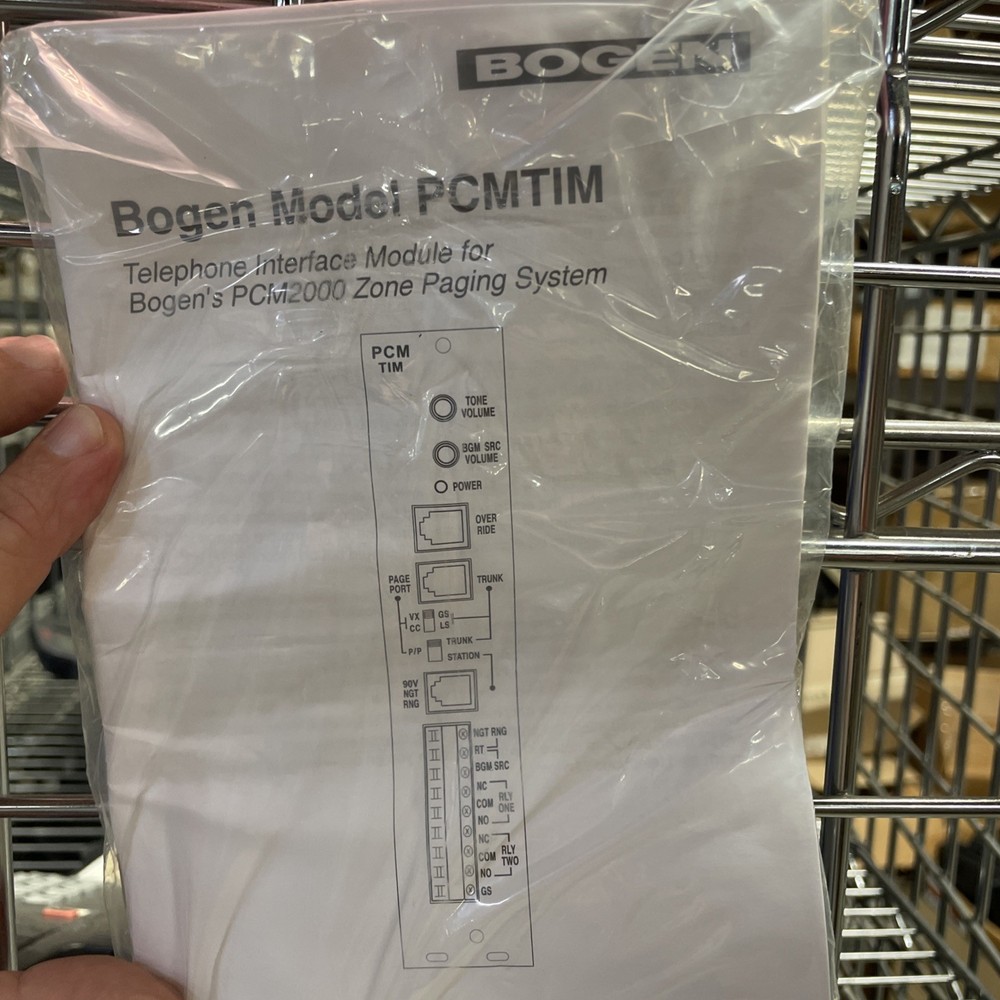 Bogen PCMTIM Telephone Interface Module New