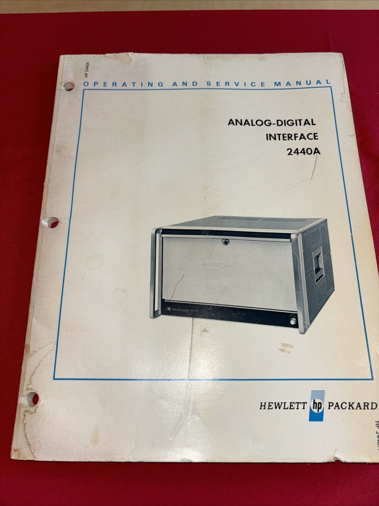 Hp 02440-90004 Analog -Digital Interface 2440A