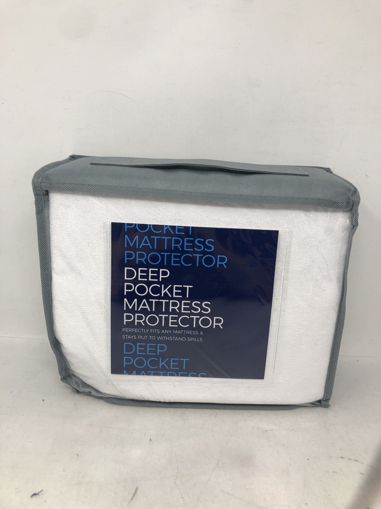 DEEP POCKET MATTRESS PROTECTOR KING 17" DEEP PROTECTS BED BUGS RN138185