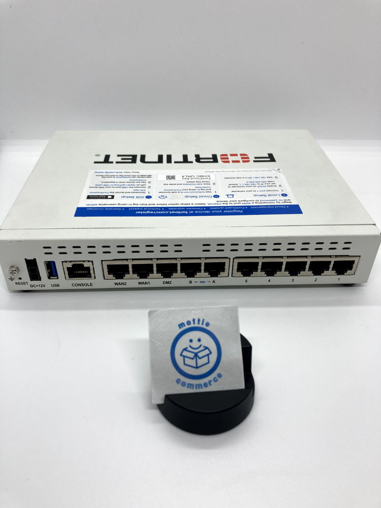 Fortinet FG-60F Fortigate-60F Network Security Firewall Initialized w/Adapter JP