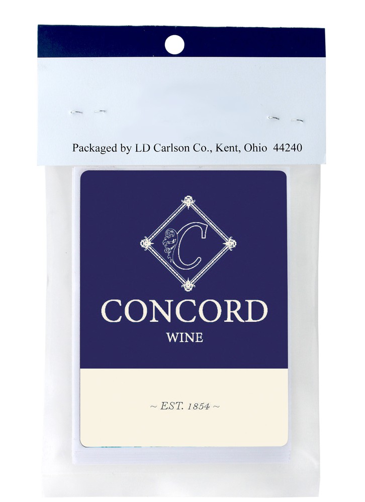 Concord Wine Labels 30/Pack Varietal Collection