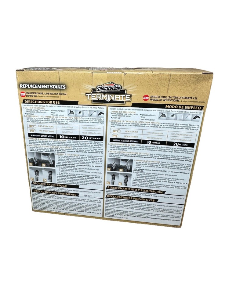 Spectracide Terminate Termite Detection & Killing Stakes - 5 Ct.