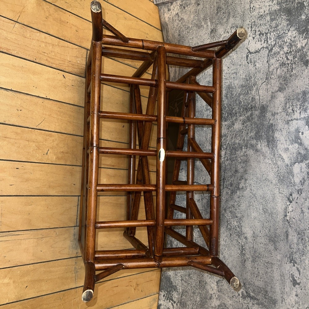 Palecek Victorian Style Bamboo Magazine Rack