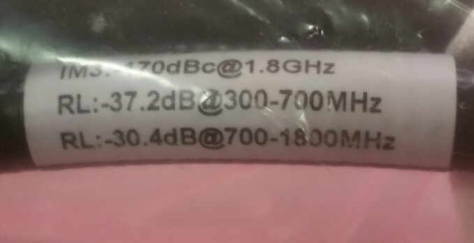 ***NEW***Huber+Suhner #(85002186) 12' CABLE ASSEMBLY