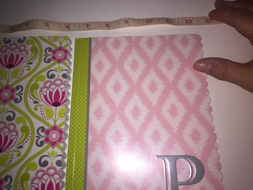 Initial P Notepad AND Coordinating Floral Notepad NEW
