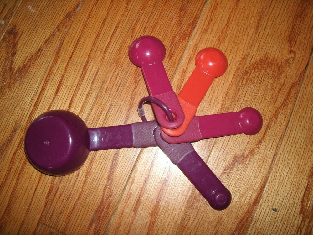 KitchenAid 5 Piece Plastic Measuring Spoon Set - Assorted Colors