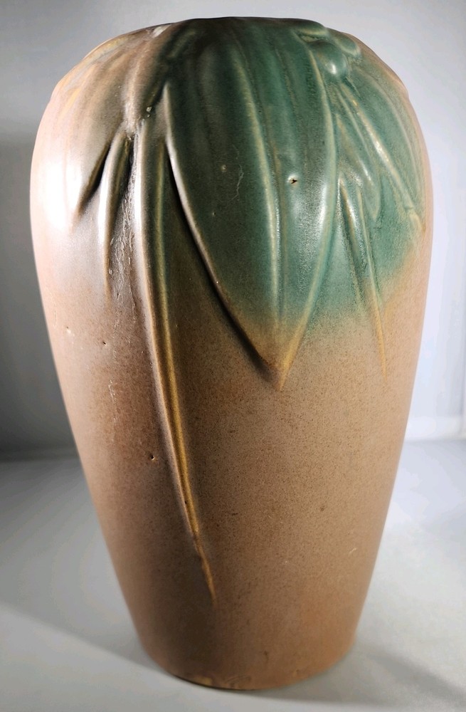 Nelson McCoy Palm Tree Vase Art Pottery