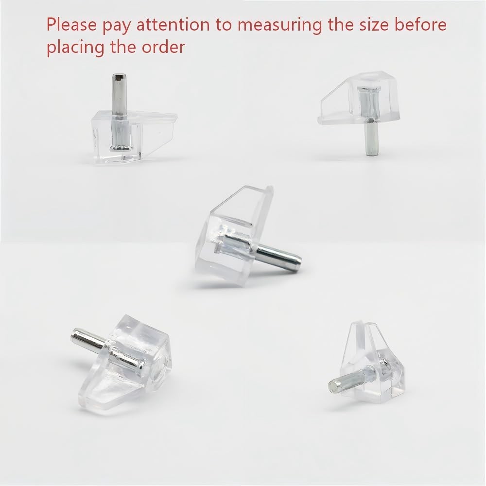 3 mm Shelf Support Peg Clear Plastic Cabinet Shelf Support Pins Shelf Holder Rep
