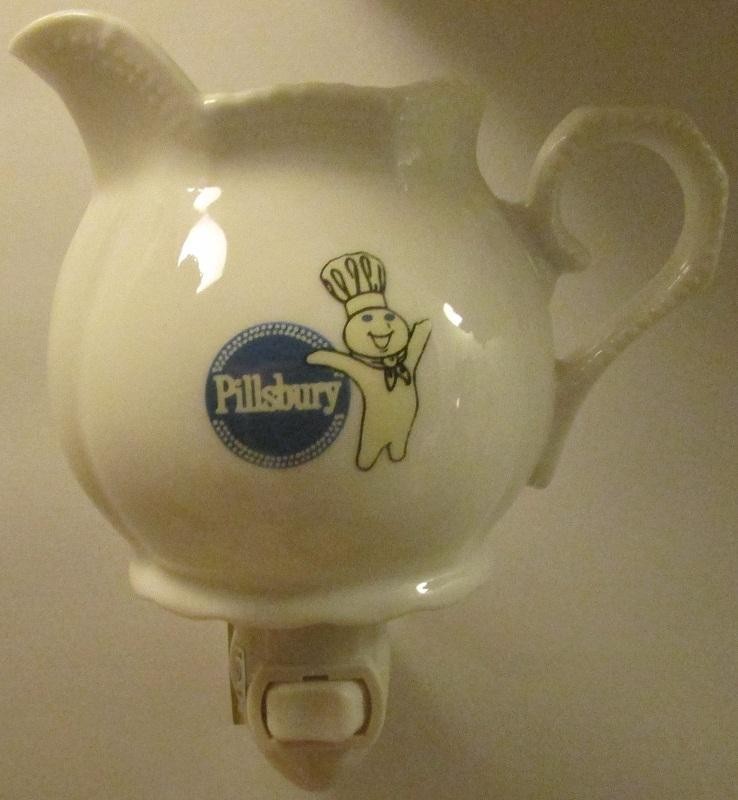Charming Pillsbury Kitchen Porcelain Night Light