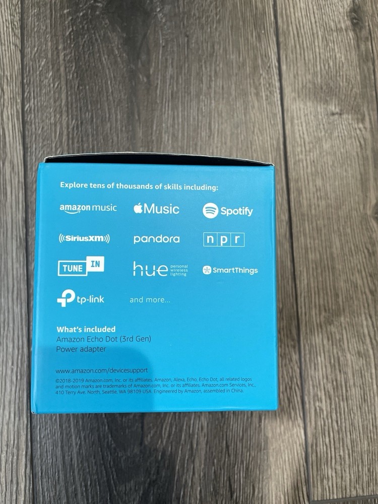 Amazon Echo 3rd Gen Alexa Smart Speaker Charcoal, US Version