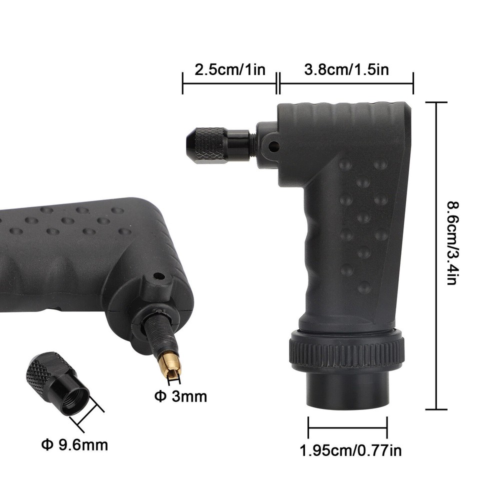 Durable Right Angle Converter Adapter Rotary Tool Attachment Part For Dremel