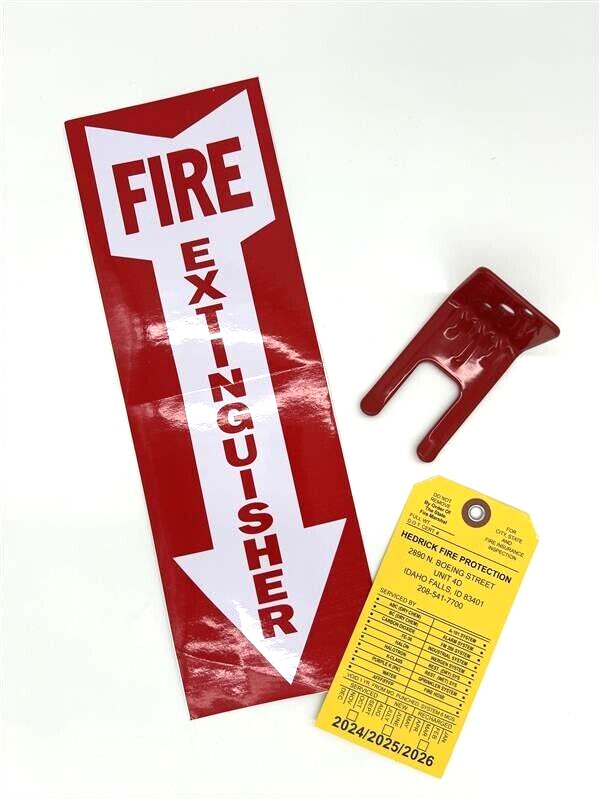 10LB ABC FIRE EXTINGUISHERS (Refurbished) Set of 2