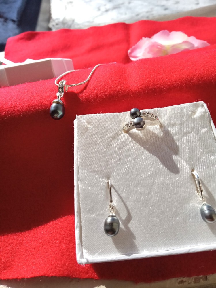 fresh water pearl set