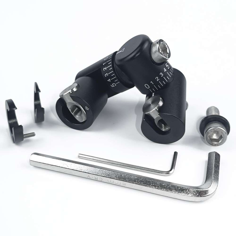 Carbon Archery Bow Stabilizer Single Side Adjustable V-Bar Mount Quick Discon...