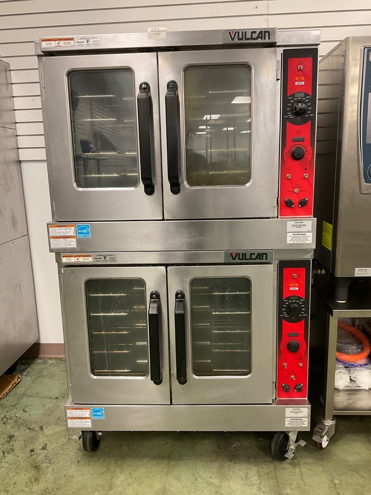 Vulcan double deck convention oven, used