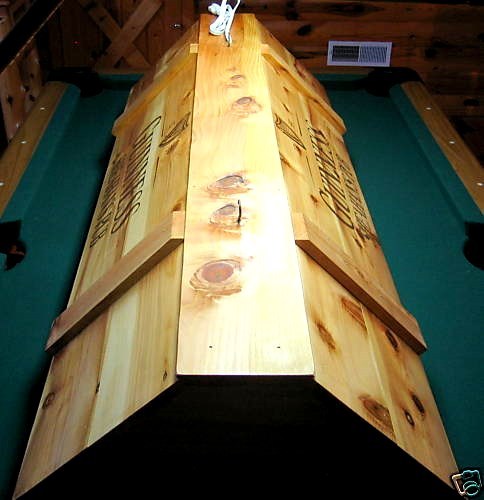 New Custom Guinness Pool Table Light & Cue Rack Combo!