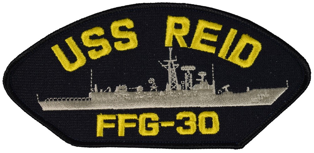 USS REID FFG-30 SHIP PATCH - GREAT COLOR - Veteran Owned Business