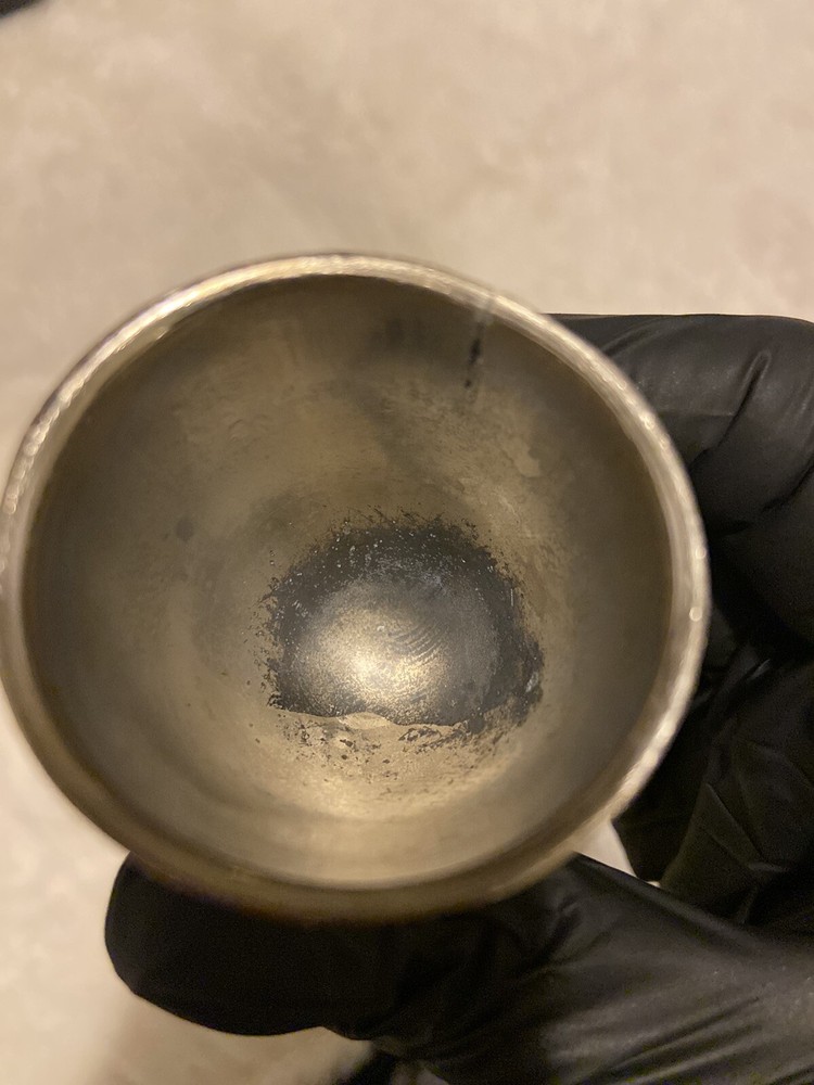 Mini Ceremonial Chalice Goblet Silver Plate 3.5”