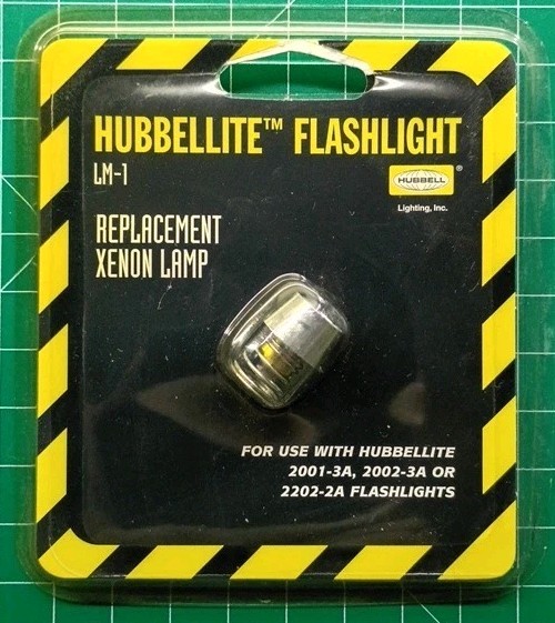 HubbelLite Flashlight Replacement Xenon Lamp, bulb LM-1