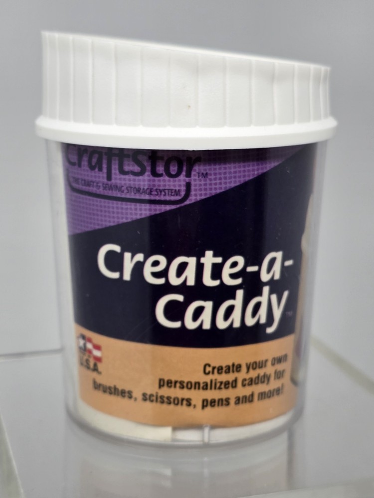 New VTG Eagle Craftstor Create-A-Caddy Personalized Storage Container Organizer