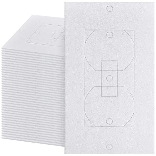 30 Pcs Foam Outlet Insulation Pads & Draft Sealers for Light Switch Covers