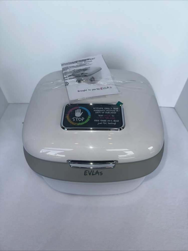 EVLAs MD UV Light Large Sterilizer Box #UV-6901 NEW