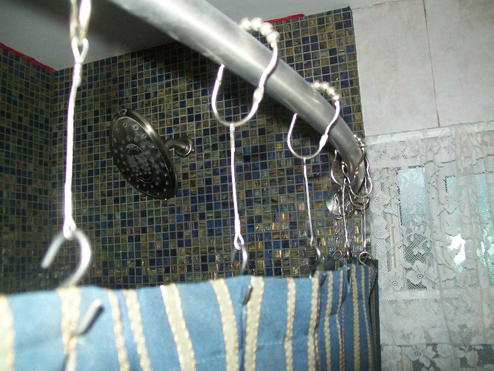 Shower Curtain Extension, Will Not Rust, exclusive Item, great solution!