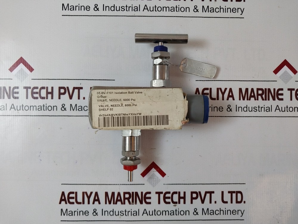 Rueger 6000 psi needle valve
