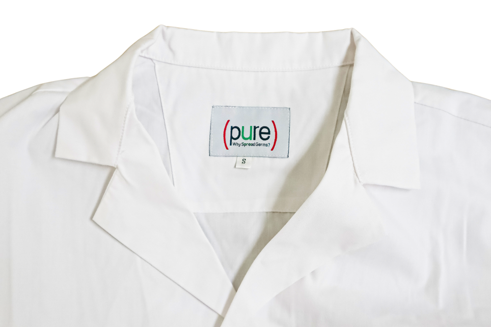 PURE Microbe Shield Technology Treated Labcoat Size Small