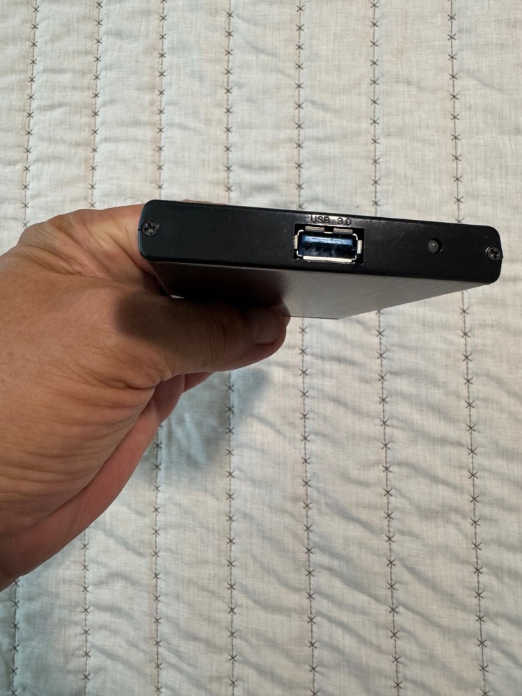 1 Terabyte External Hard Drive Inside a Coolmax USB 3.0 Enclosure w/Carry Case