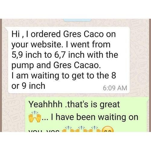2.23 oz Gres Cacao with 9 inch pump combo