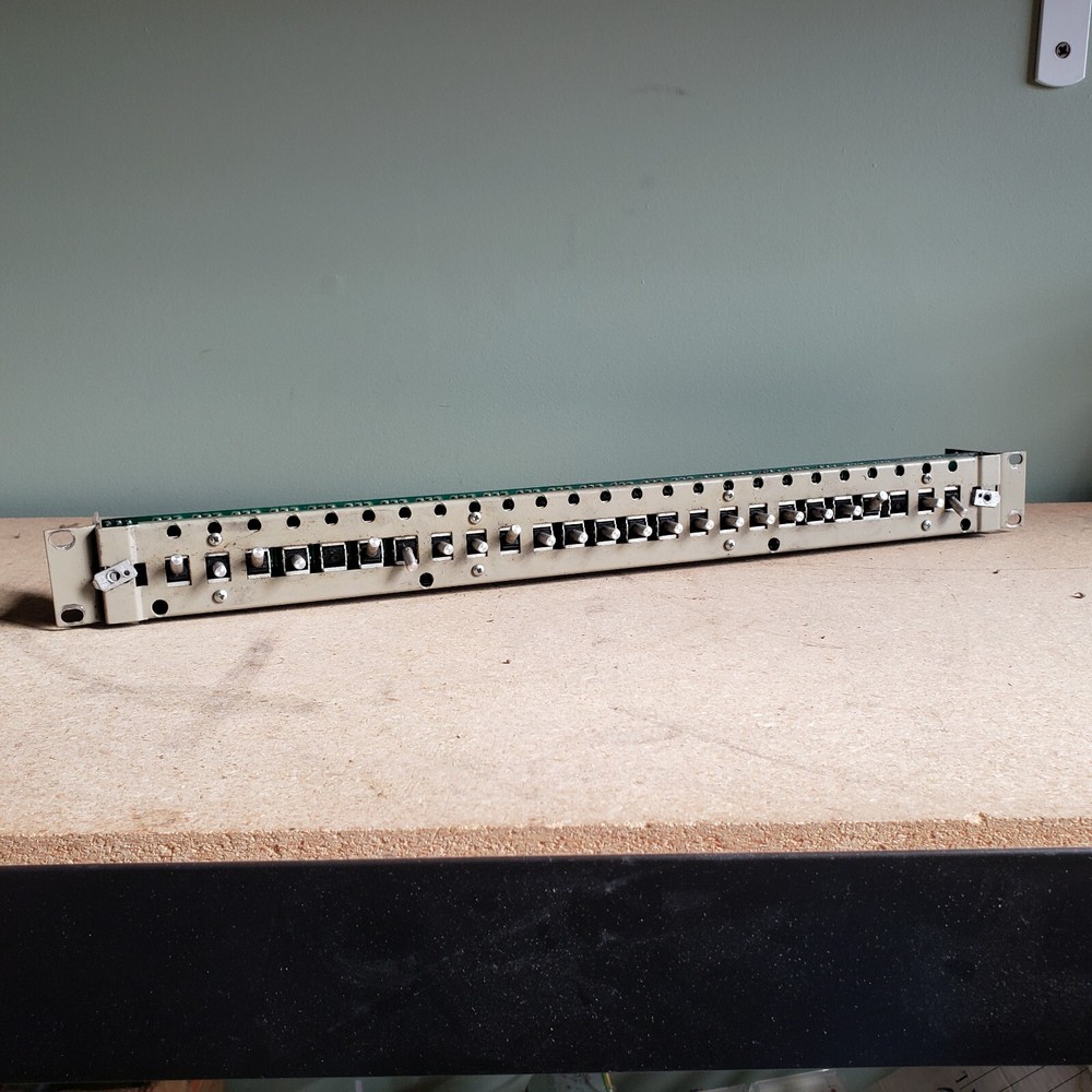 Panel Of 3 Position Switches Synth Audio