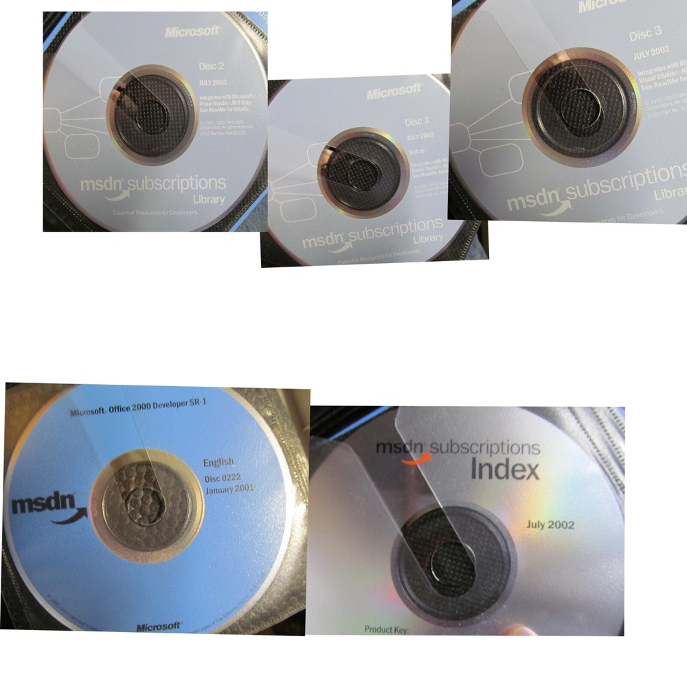 MSDN Subscription Software Library over 75 Disc Retail $2500 Visual Studio More!