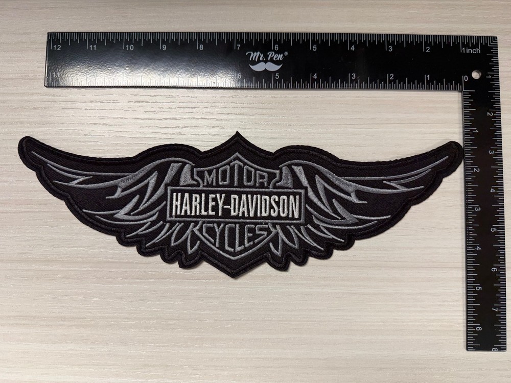 Harley-Davidson 2 Patch Set Iron-On or Stitch New