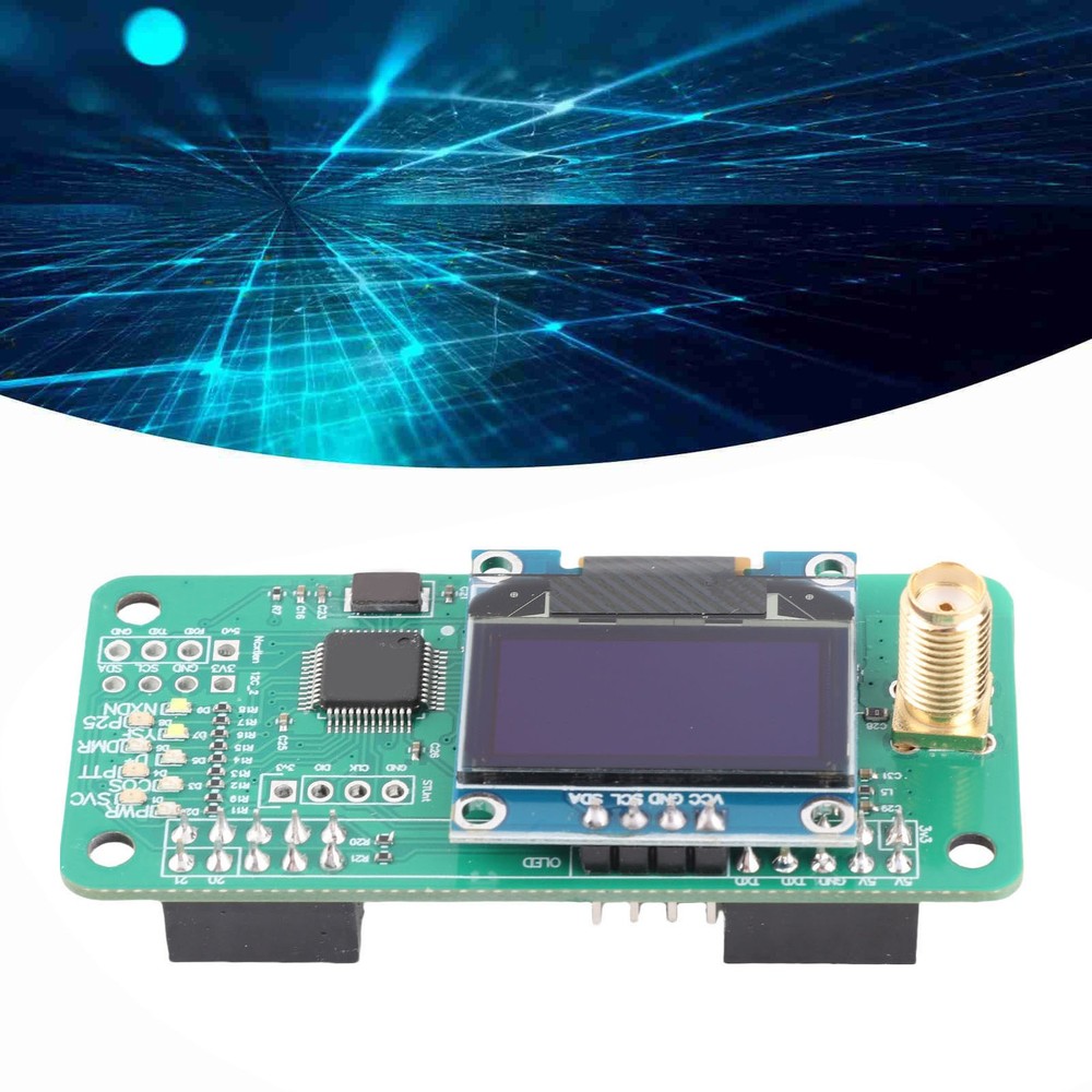 ♡ UHF VHF UV MMDVM Hotspot Module Kit SMA Interface LED Display Hotspot Board