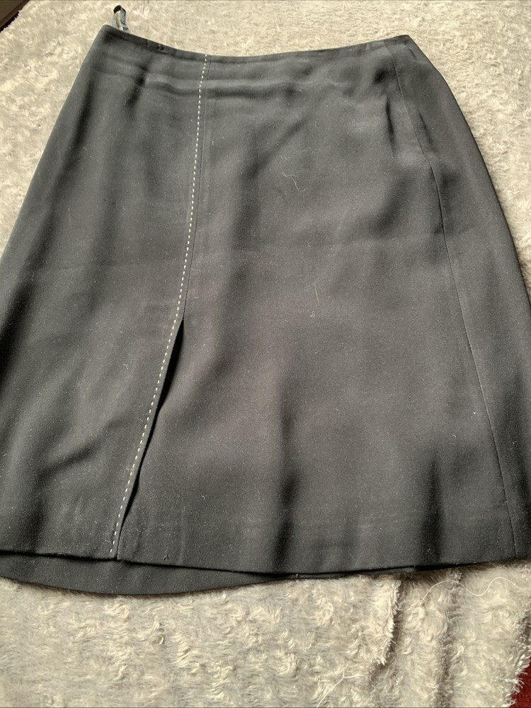 Three Piece Black Skirt, Blazer And Top Set