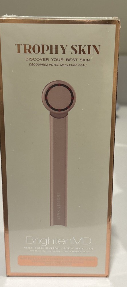 NEW NIB Trophy Skin BrightenMD Multi-Function Eye, Face & Neck Tool SEaLED ATHNT