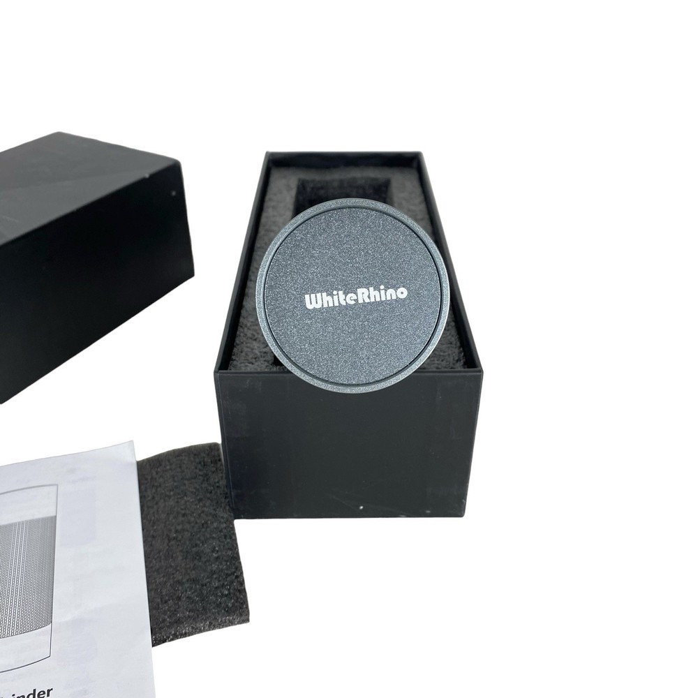 White Rhino Adjustable Salt Grinder New Open Box