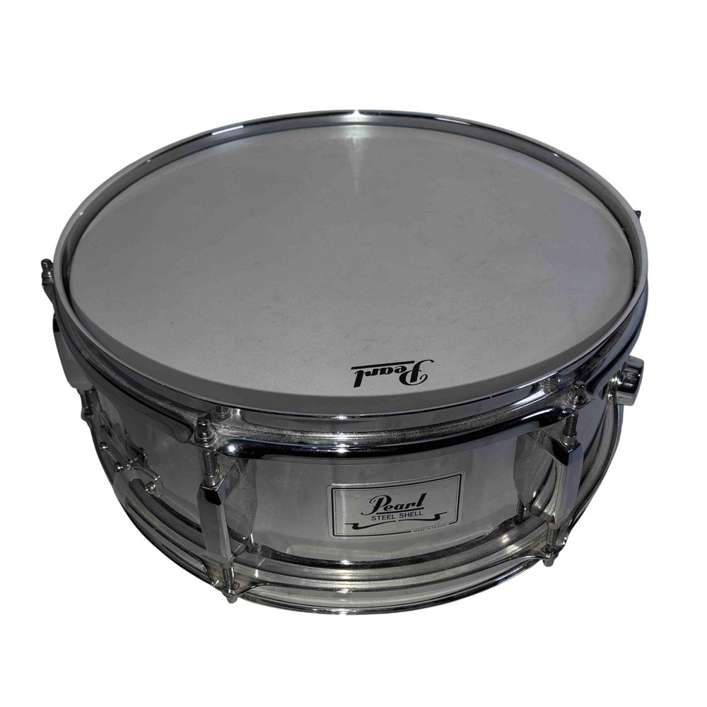 Pearl Steel Shell Snare Drum