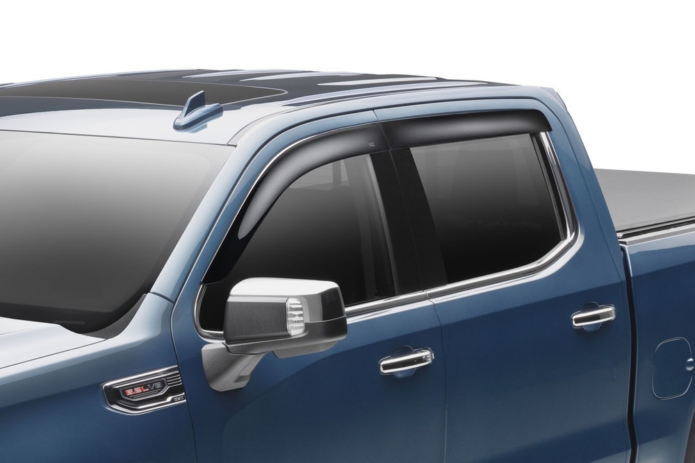 Husky Liners 2854075 Low Profile Ventvisor Deflector - Smoke, Outside Mount, 4PC