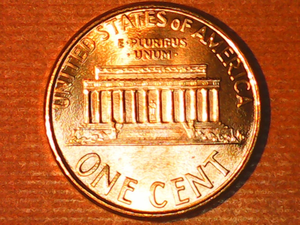 1994 Penny Die Chip Obverse on Date
