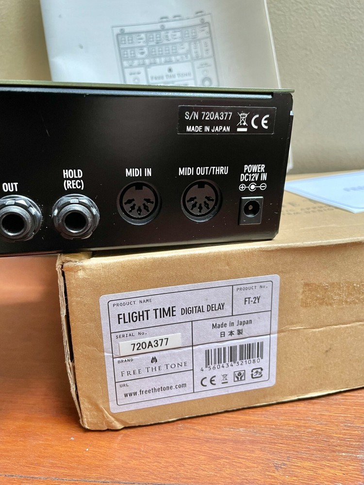 Free The Tone FT-2Y Flight Time Digital Delay