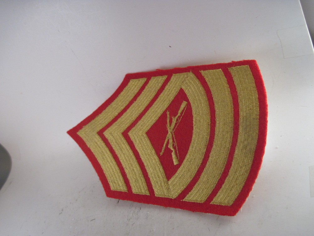 USMC MSGT Sergeant mint patch (x121)